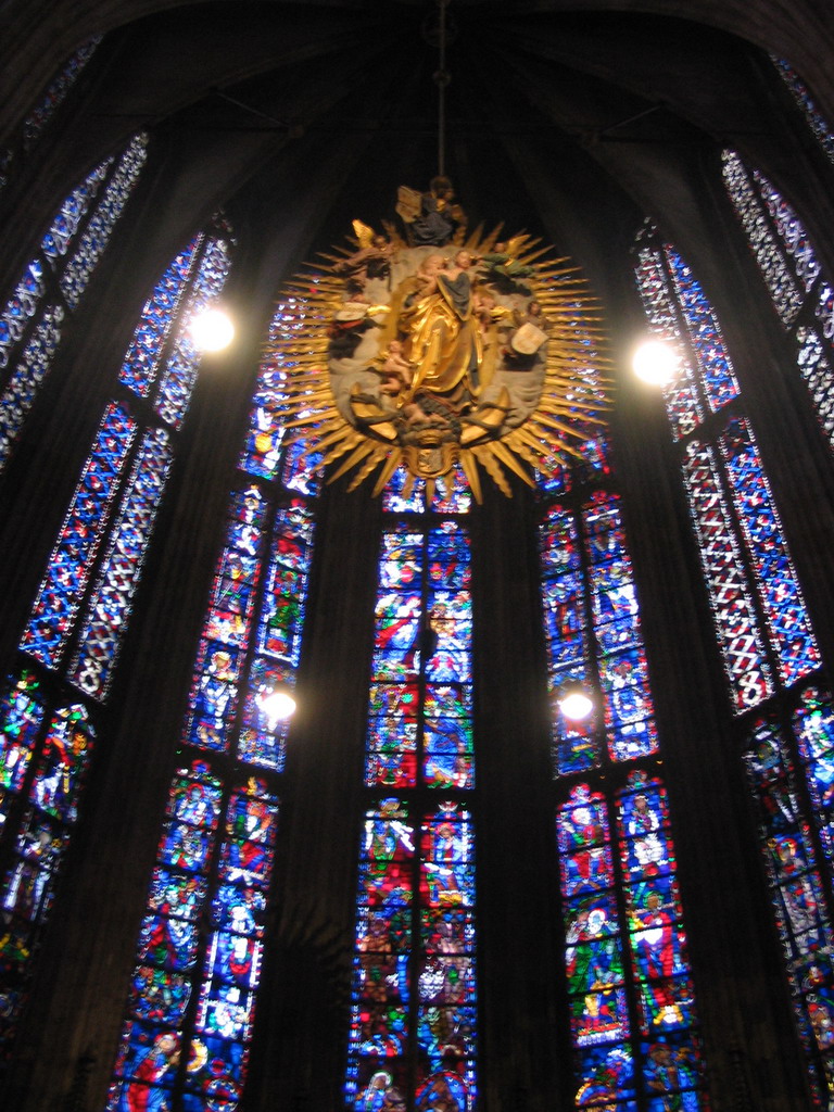 The Aureole Madonna in the apse at the Aachen Cathedral