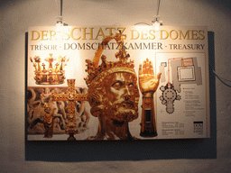 Map and information on the Treasury at the Aachen Cathedral