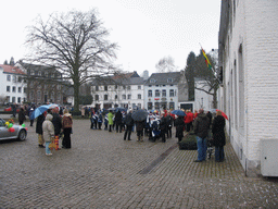 Carnaval Parade in front of the Town Hall at the Von Clermontplein square at Vaals