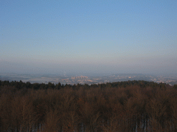 The University Hospital Aachen and surroundings, viewed from the viewing tower at the border triangle at Vaals