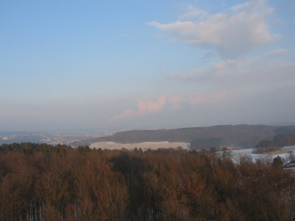 Hills on the German side, viewed from the viewing tower at the border triangle at Vaals