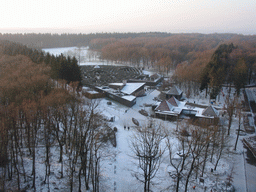 The Drielandenpunt Labyrinth, viewed from the viewing tower at the border triangle at Vaals