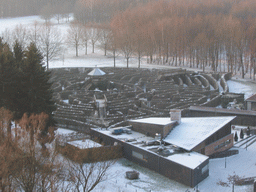 The Drielandenpunt Labyrinth, viewed from the viewing tower at the border triangle at Vaals