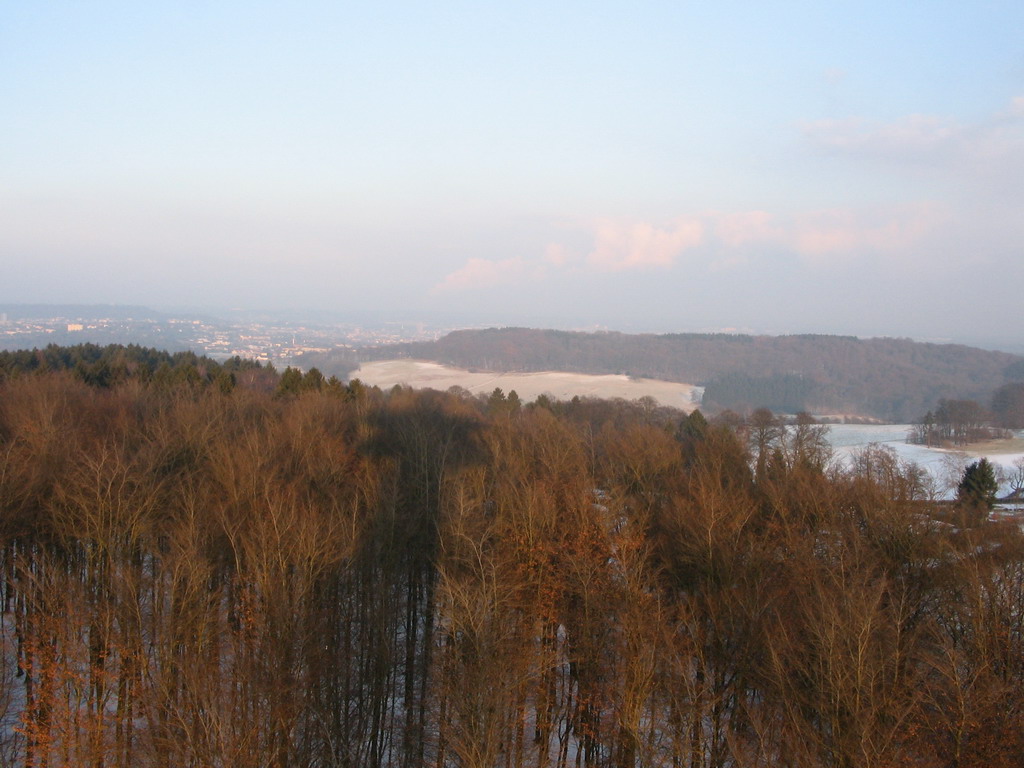 Hills on the German side, viewed from the viewing tower at the border triangle at Vaals