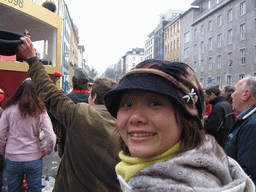 Miaomiao at the Carnaval Parade at the Theaterstraße street