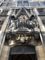 Relief above the entrance door to the City Hall at the Markt square