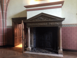 Fireplace at the Master Craftmen`s Kitchen at the Ground Floor of the City Hall
