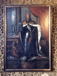 Portrait of Charlemagne by Johann Chrysanth Bollenrath, in the Master Craftmen`s Court at the Ground Floor of the City Hall