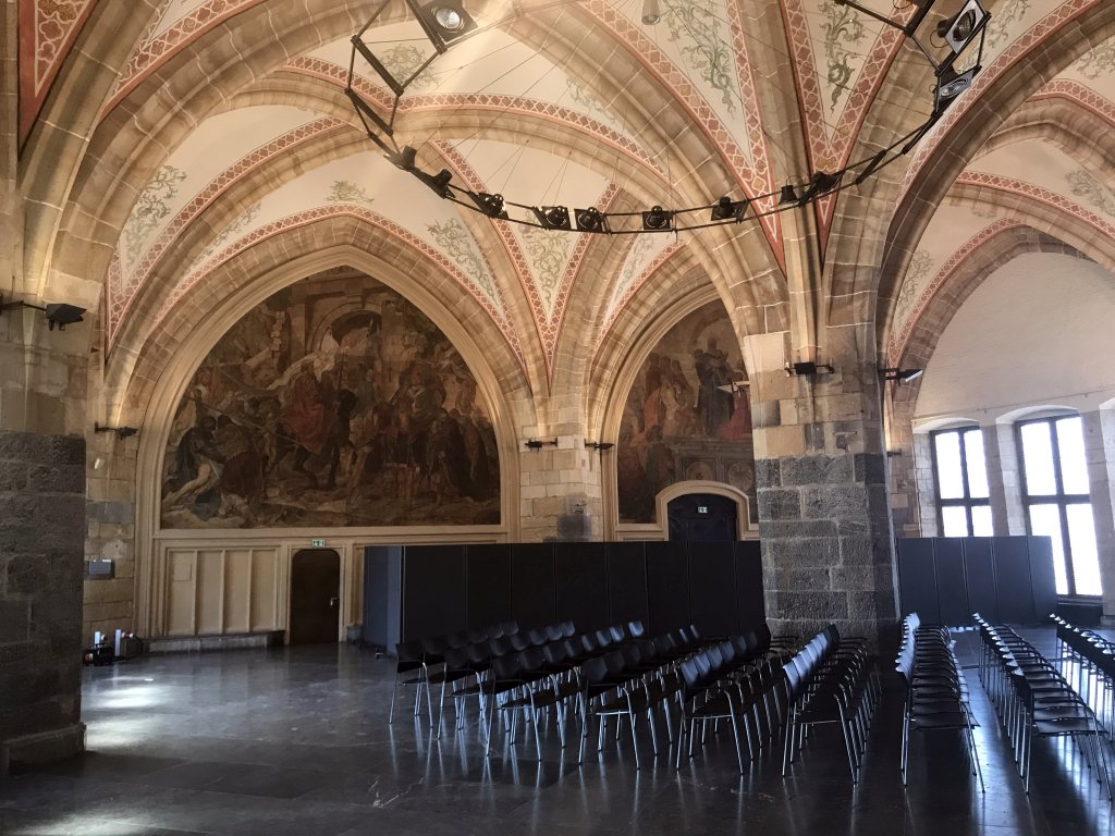 The west side of the Coronation Hall at the Second Floor of the City Hall