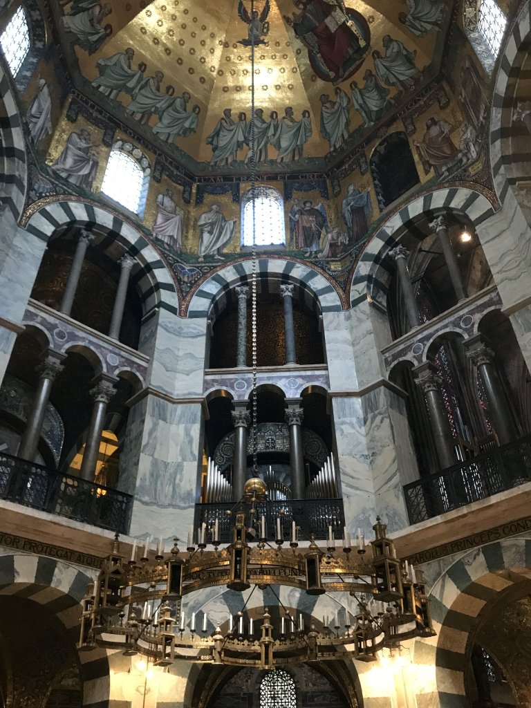 Oktogon nave of the Aachen Cathedral