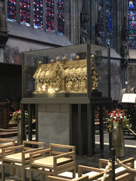 The shrine of Virgin Mary in the apse at the Aachen Cathedral