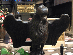 The Eagle`s Stand and the shrine of Charlemagne in the apse at the Aachen Cathedral