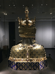 Back side of the Bust of Charlemagne at the Ground Floor of the Aachen Cathedral Treasury