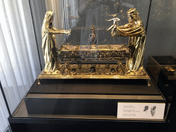 Reliquary of St. Simeon at the Upper Floor of the Aachen Cathedral Treasury, with explanation