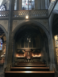 Nave of the St. Nicholas` Chapel at the Aachen Cathedral