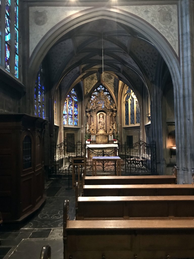 Apse of the St. Nicholas` Chapel at the Aachen Cathedral