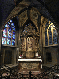 Altar in the apse of the St. Nicholas` Chapel at the Aachen Cathedral