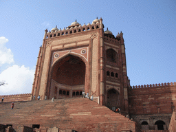 Entry gate `Buland Darwaza` of the Fatehpur Sikri Palace