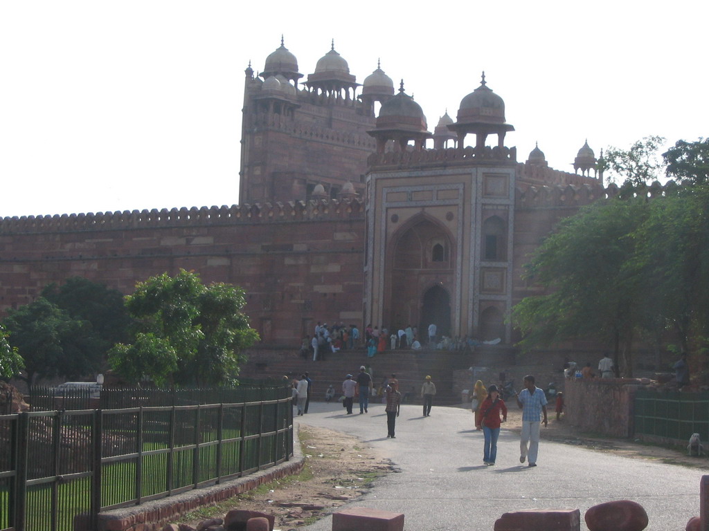 Entry gate `Buland Darwaza` of the Fatehpur Sikri Palace