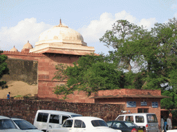 Top of Salim Chishti`s Tomb at the Fatehpur Sikri Palace