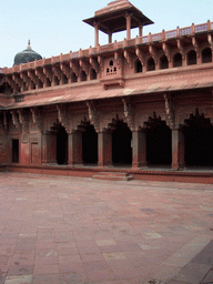 The inner square of the Jahangir Palace at the Agra Fort