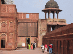 Inner square at the Agra Fort