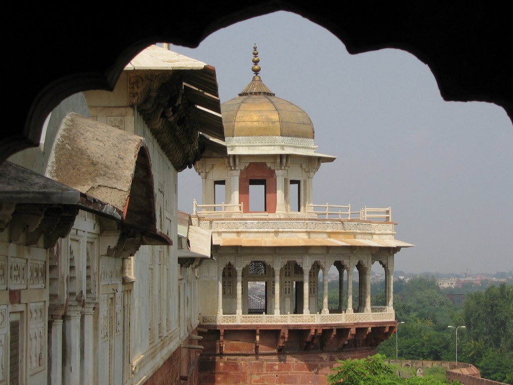 The Musamman Burj tower at the Agra Fort