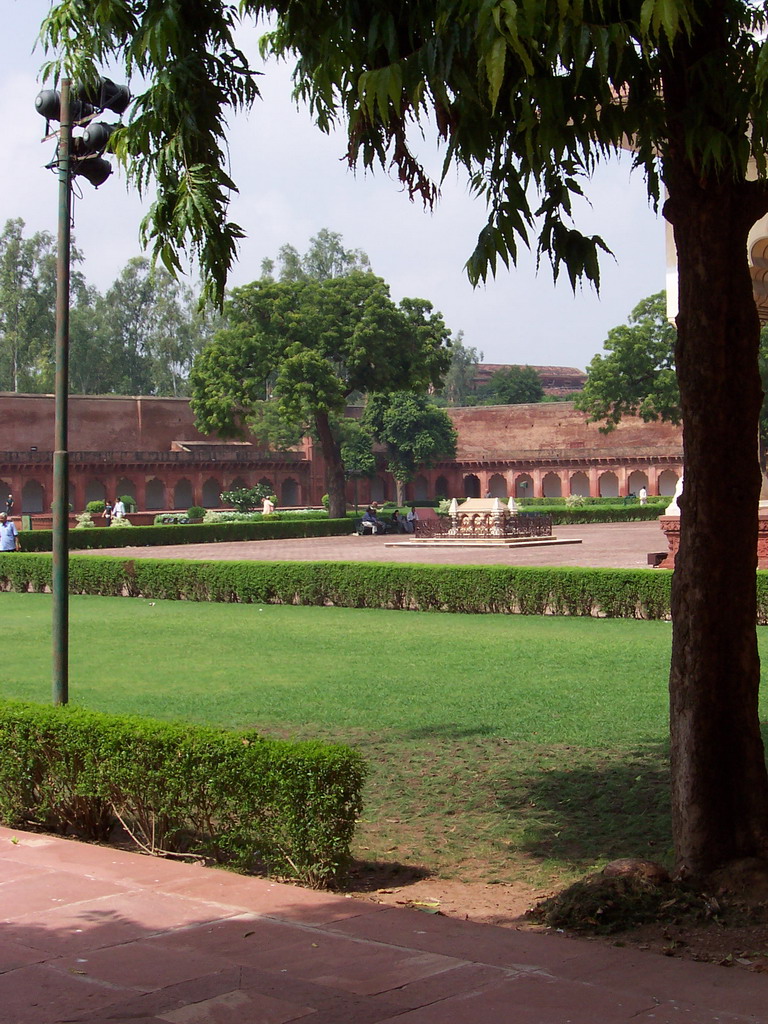 Anguri Bagh gardens at the Agra Fort