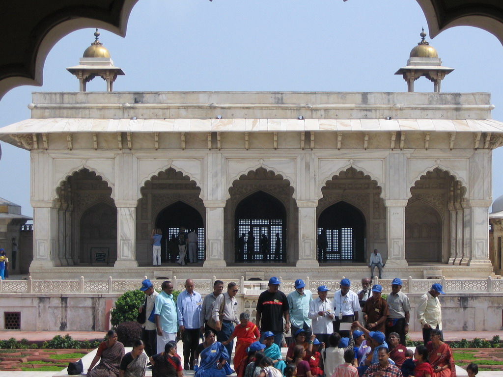 The Diwan-I-Am hall at the Agra Fort