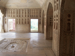 Interior of the Khas Mahal palace at the Agra Fort