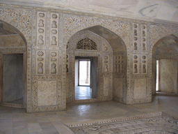 Interior of the Khas Mahal palace at the Agra Fort