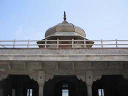 Facade of the Khas Mahal palace at the Agra Fort