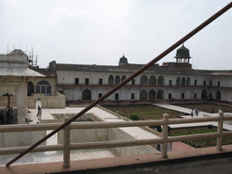 Gardens at the Khas Mahal palace at the Agra Fort