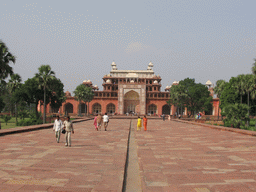 Front of Akbar`s Tomb at Sikandra