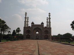 Entrance gate to Akbar`s Tomb at Sikandra