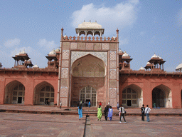 Front of Akbar`s Tomb at Sikandra