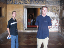 Rick and David in Akbar`s Tomb at Sikandra