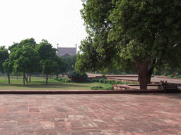 Gardens and side gate at Akbar`s Tomb at Sikandra