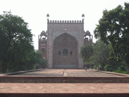 Side gate at Akbar`s Tomb at Sikandra