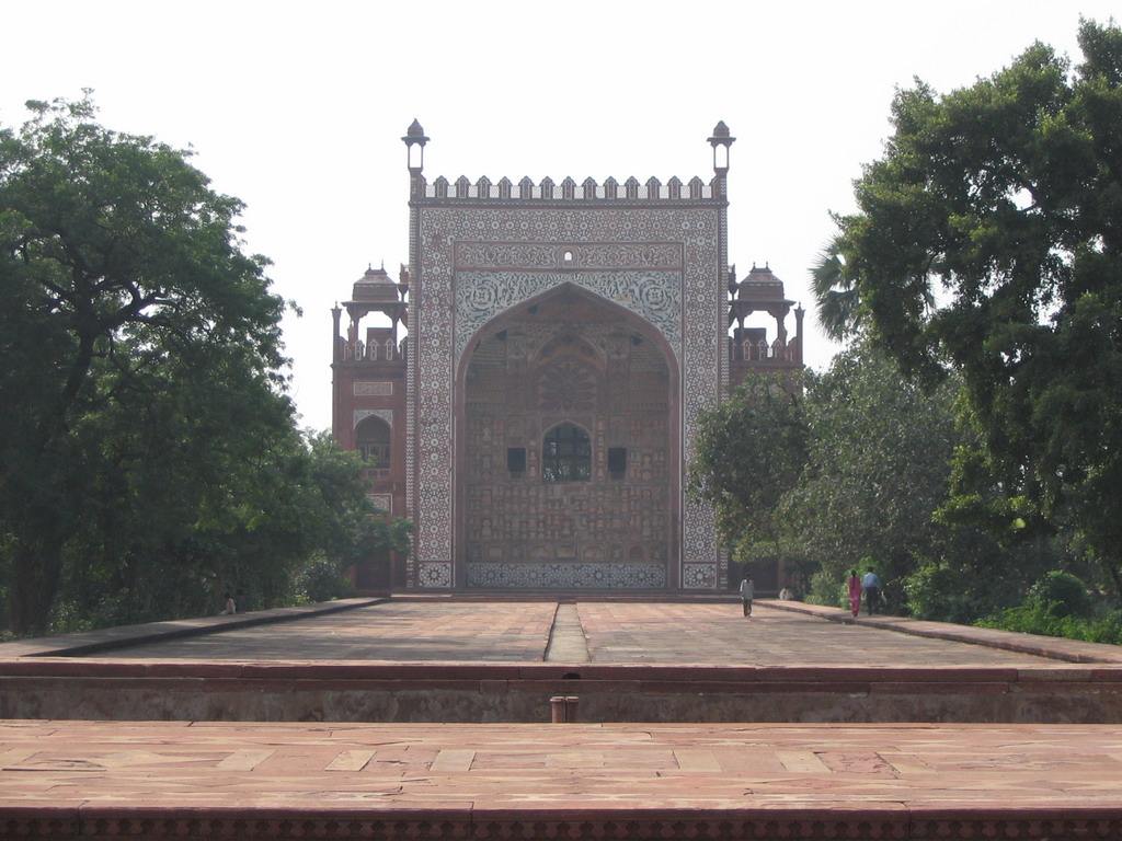 Side gate at Akbar`s Tomb at Sikandra