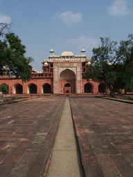 Front of Akbar`s Tomb at Sikandra