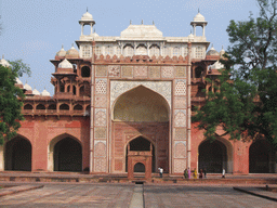 Front of Akbar`s Tomb at Sikandra