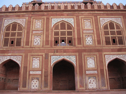 Facade of Akbar`s Tomb at Sikandra