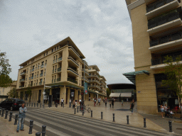 Buildings of the Les Allées Provençales shopping center at the Avenue Joseph Villevieille
