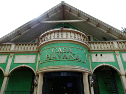 Facade of the Casa Havana restaurant at the Vogelpark Avifauna zoo