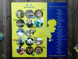 Information on the Dutch Zoo Federation at the Vogelpark Avifauna zoo