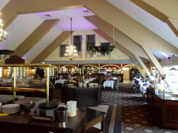 Interior of the Casa Havana restaurant at the Vogelpark Avifauna zoo