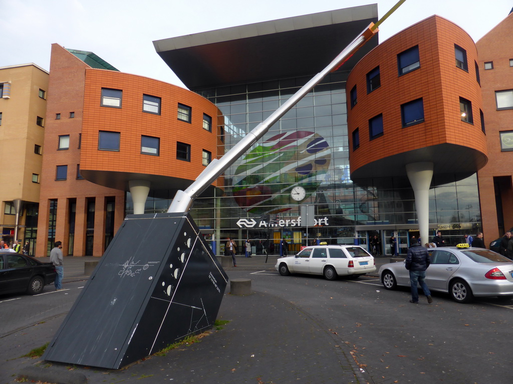 Front of the Amersfoort Railway Station at the Stationsplein square