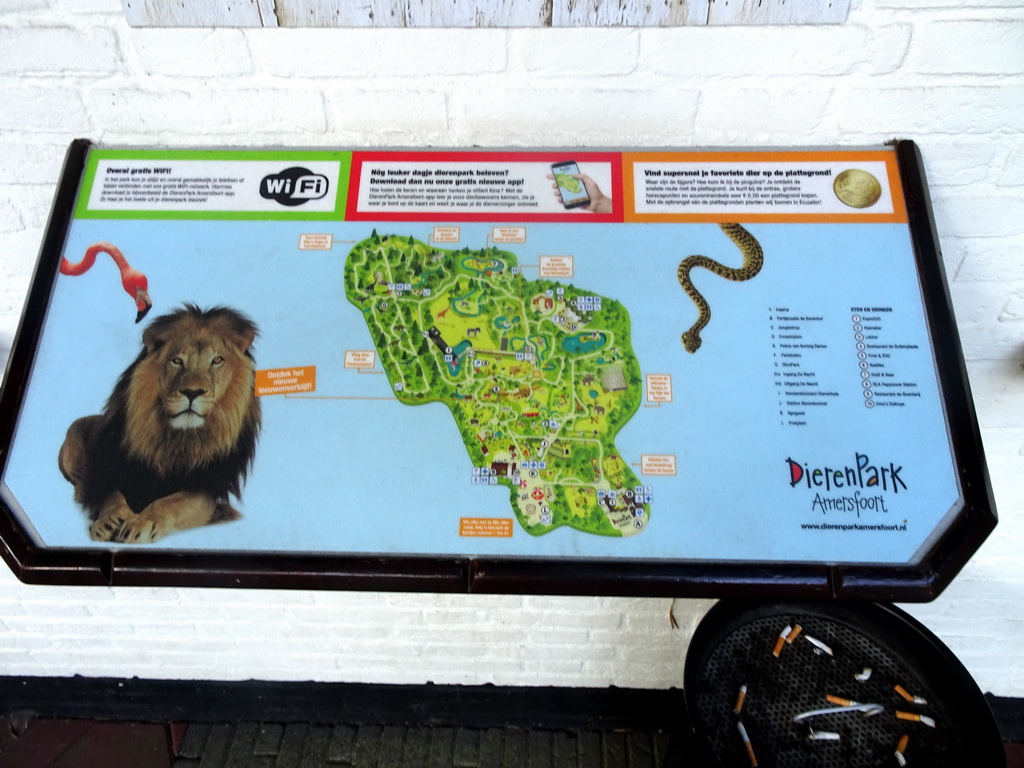 Map of the DierenPark Amersfoort zoo