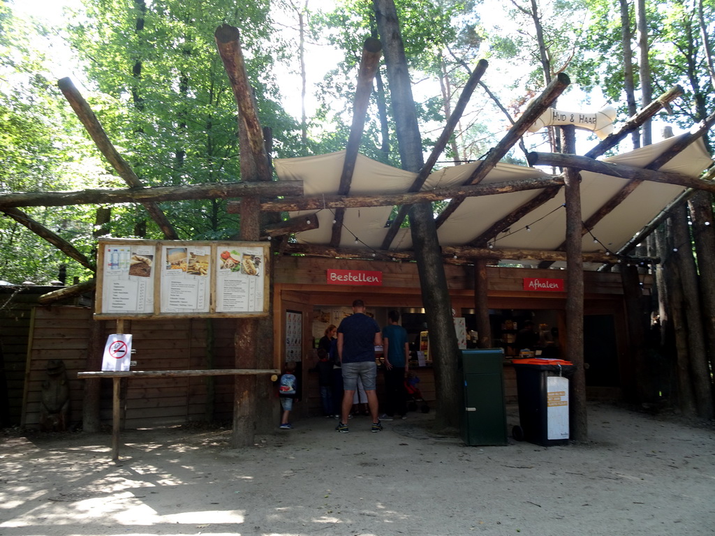 Front of the Huid & Haar restaurant at the DinoPark at the DierenPark Amersfoort zoo